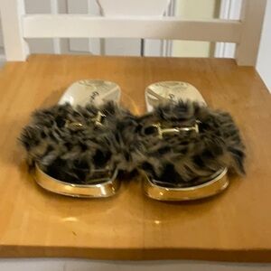 Furry slippers